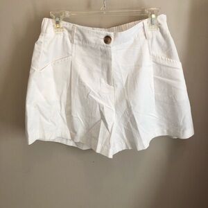 Glam white shorts